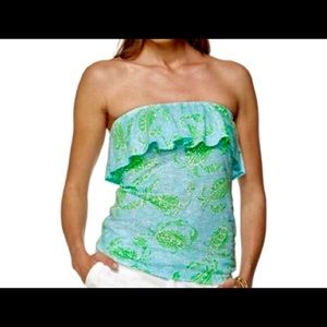 Lilly Pulitzer Wiley Strapless Tank